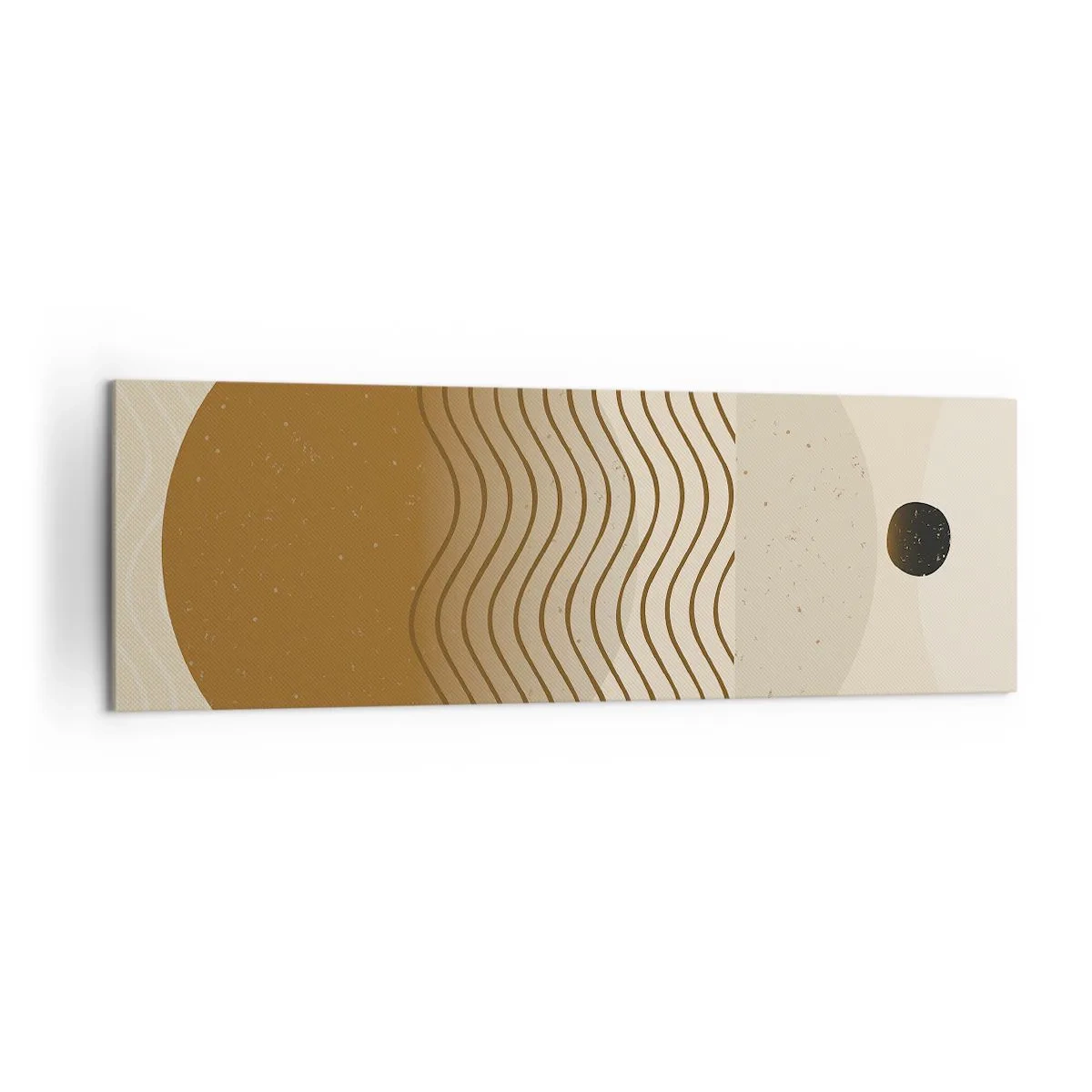 Lærredstryk - Billede på lærred - Om geometriske figurers oprindelse - 160x50 cm