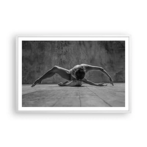 Plakat i hvid ramme - Symmetri fundet - 91x61 cm