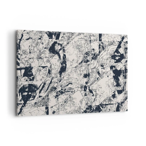 Lærredstryk - Billede på lærred - Modsætningernes gennemtrængning - 100x70 cm