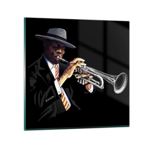 Billede på glas - Gammeldags charme - 70x70 cm