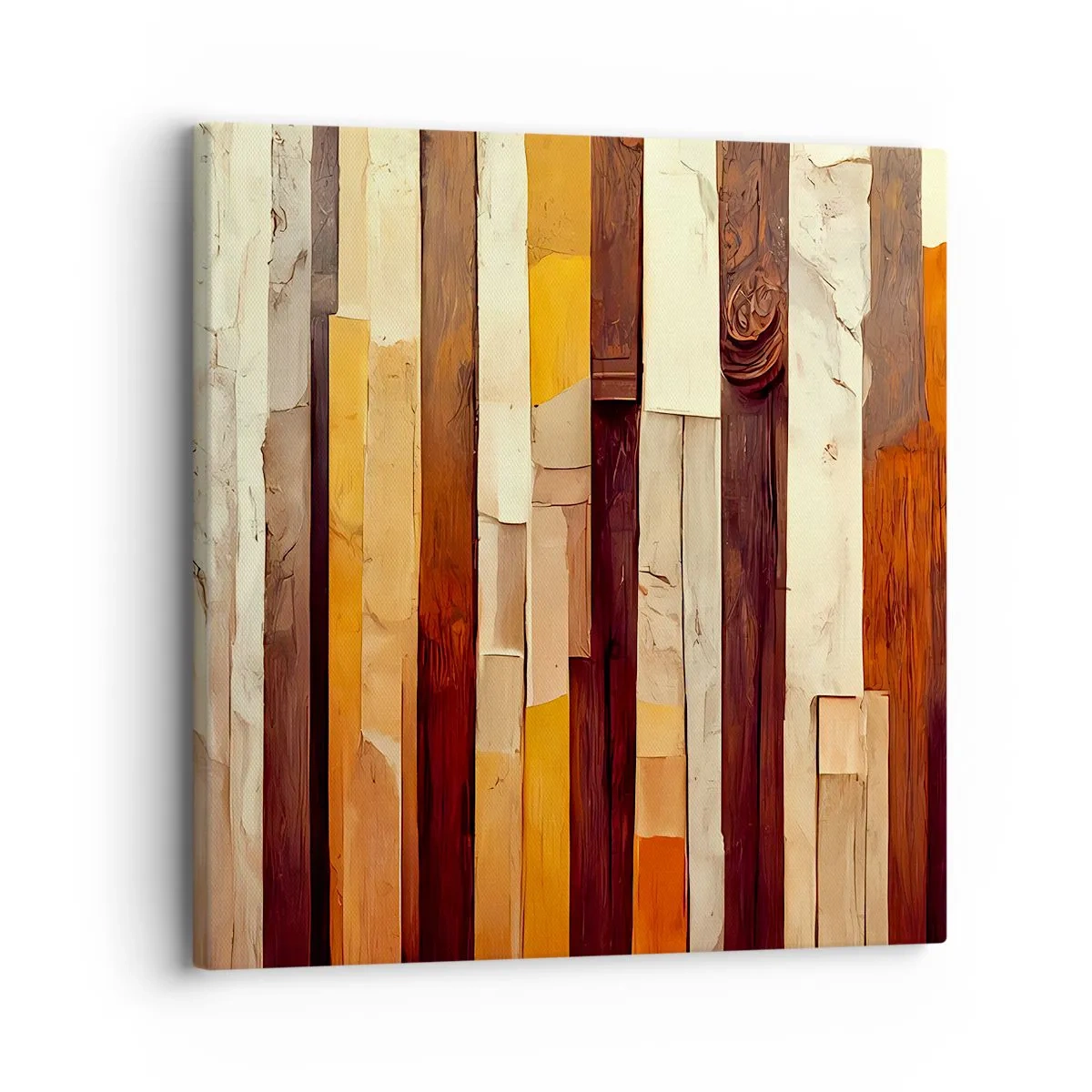 Lærredstryk - Billede på lærred - Hymne af skovens træer - 30x30 cm