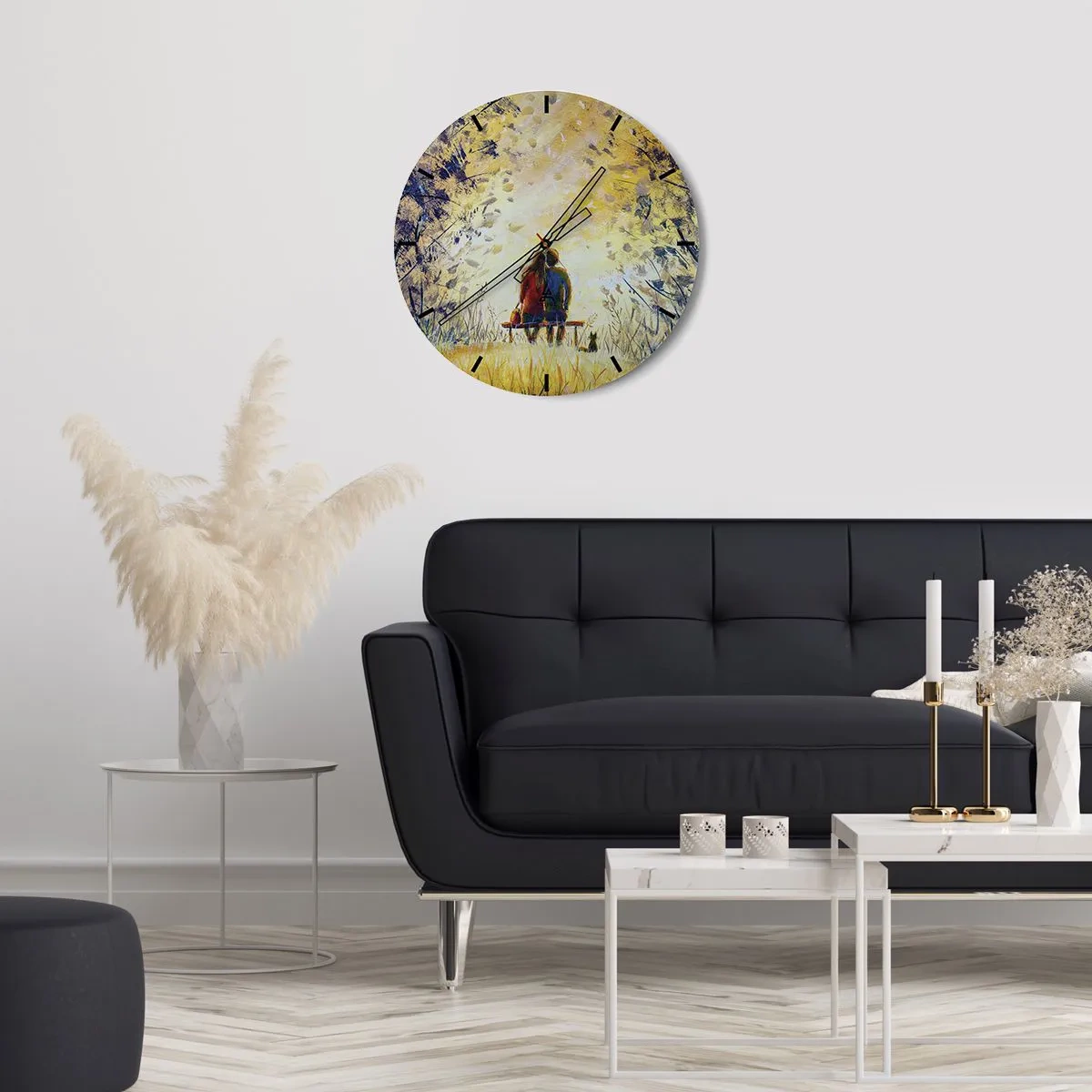 Vægur, Uret - Et magisk øjeblik - 30x30 cm