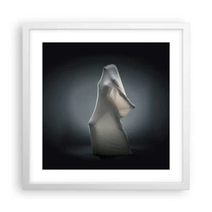 Plakat i hvid ramme - Skjulte begær - 40x40 cm