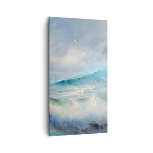 Lærredstryk - Billede på lærred - "Hvirvelvinden hylede af triumf ...’ - 55x100 cm