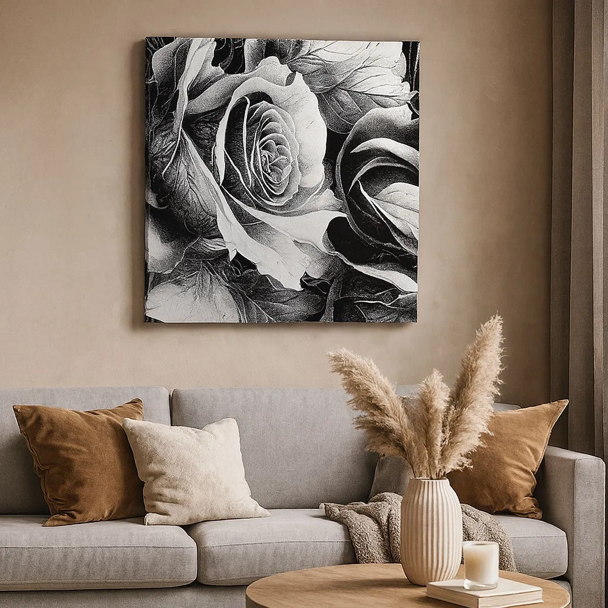 Lærredstryk - Billede på lærred - Altid dronning - 30x30 cm