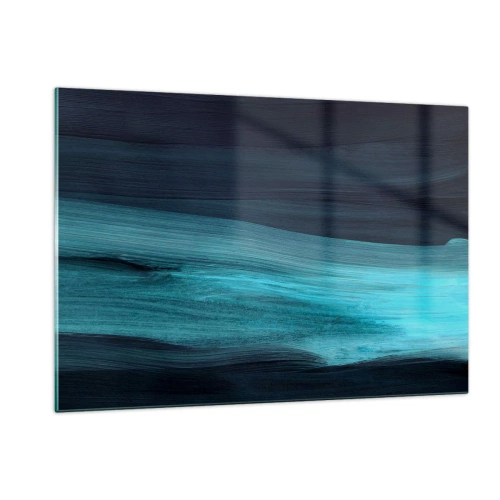 Billede på glas - Svøm med strømmen - 120x80 cm
