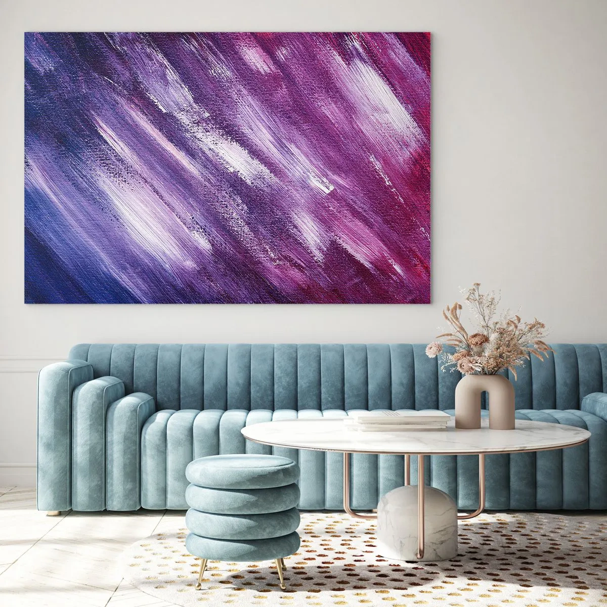 Billede på glas - Når den solrige vind blæser - 120x80 cm