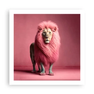 Plakat - Og du er ikke længere bange - 60x60 cm