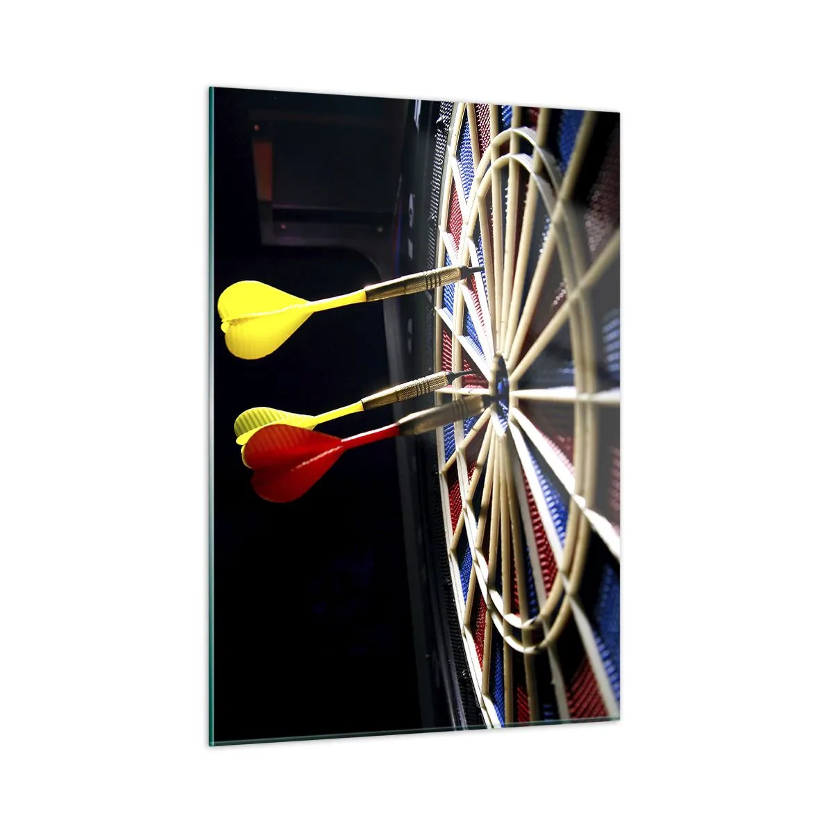 Billede på glas - Lige til sagen - 50x70 cm