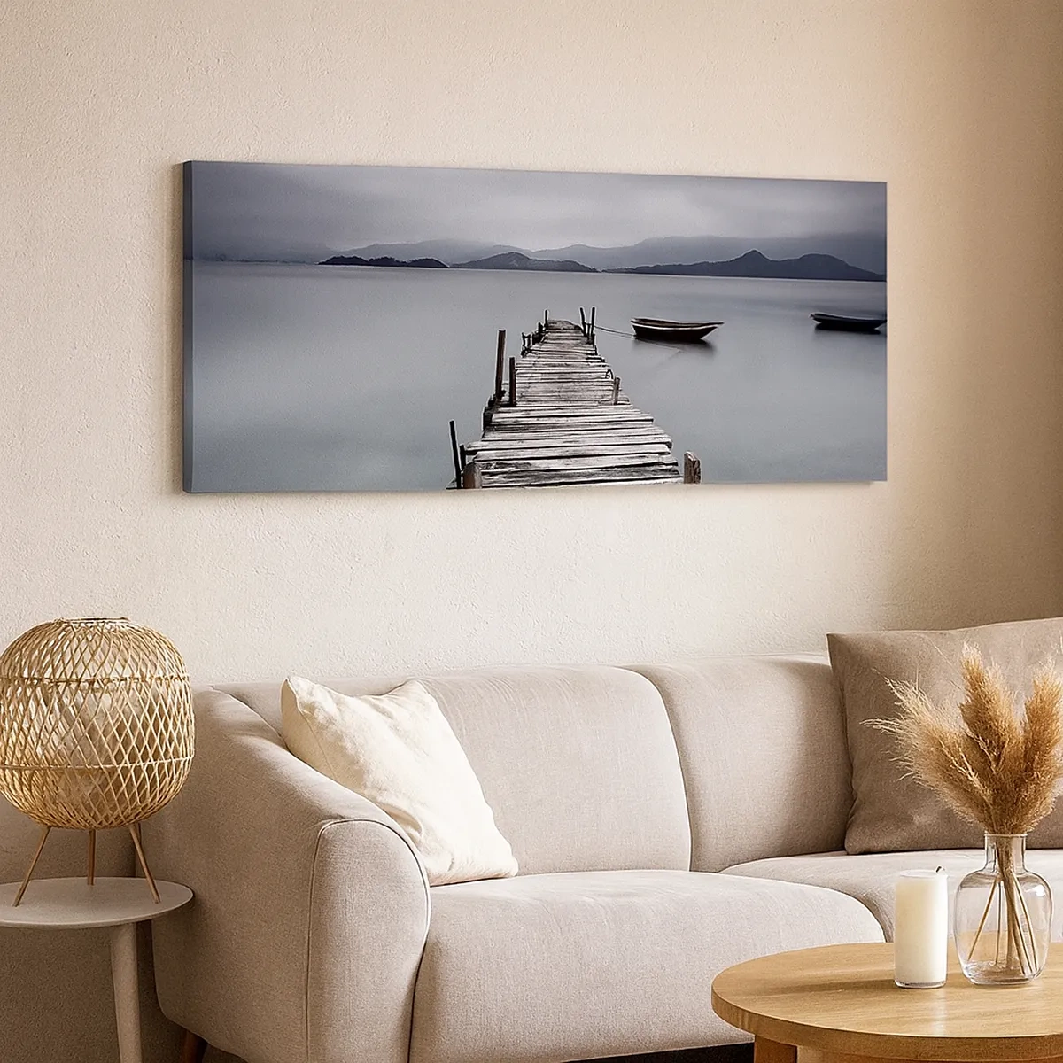 Lærredstryk - Billede på lærred - Du kan tage af sted i morgen - 30x30 cm