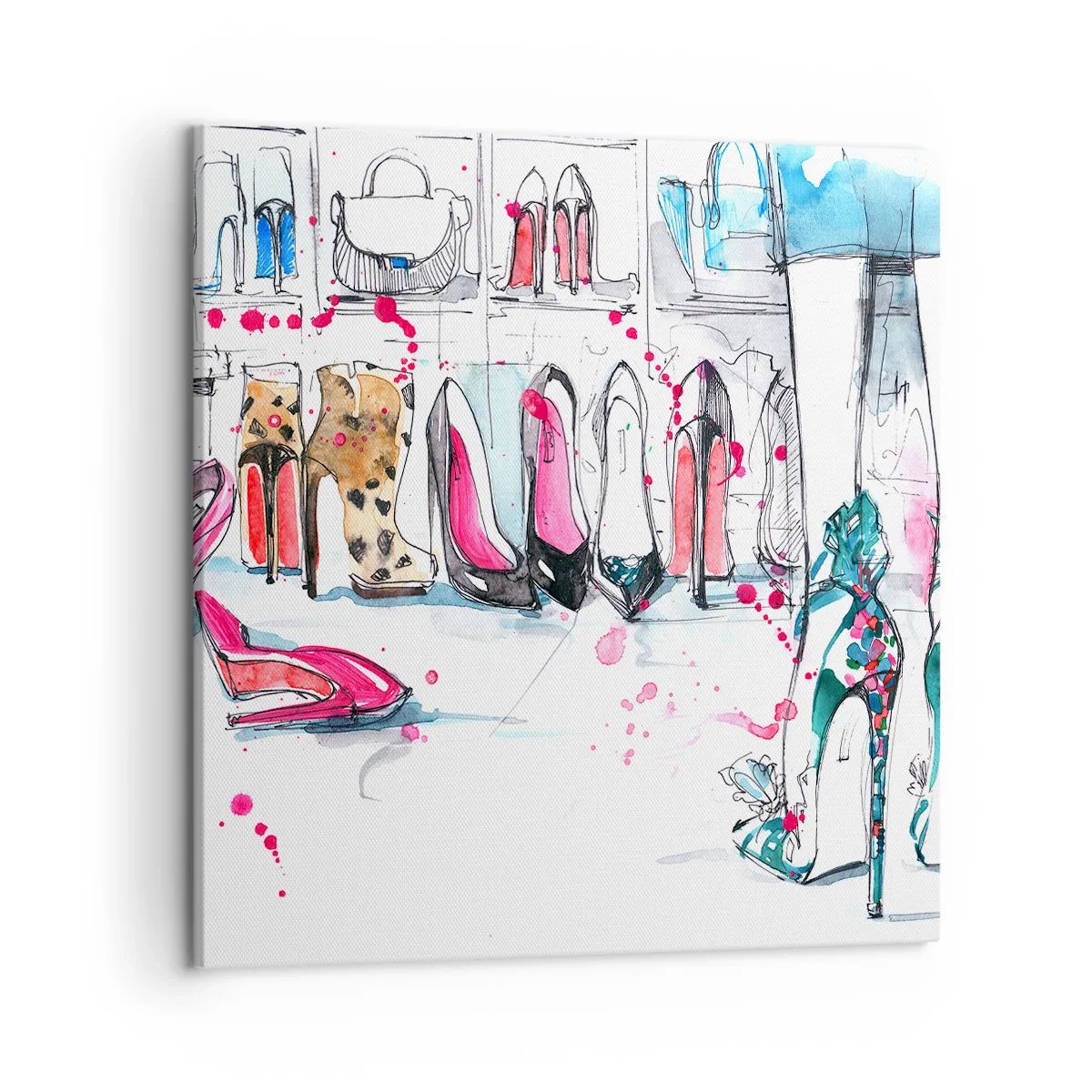 Lærredstryk - Billede på lærred - Sesam, åbn dig - 50x50 cm