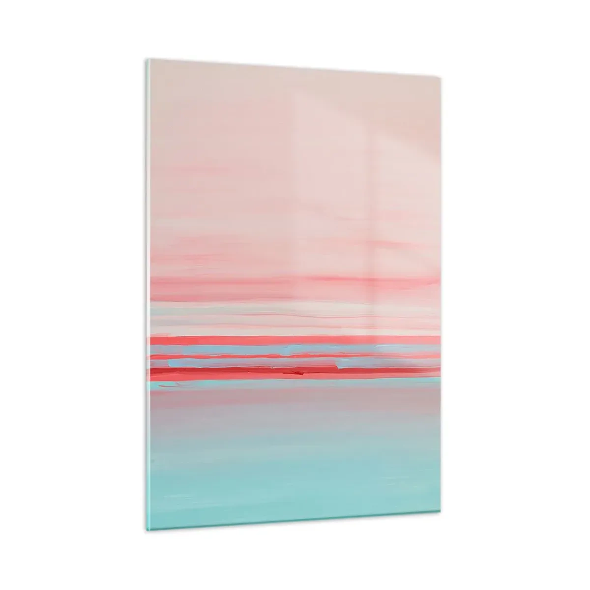 Billede på glas - Abstraktion ved daggry - 50x70 cm