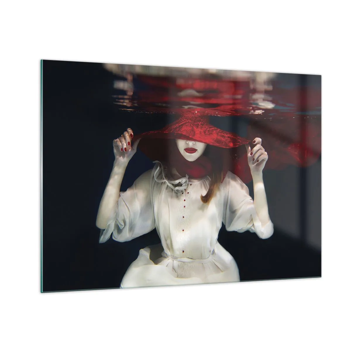 Billede på glas - Vidunderkvinden - 100x70 cm