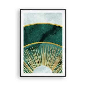 Plakat i sort ramme - Et anderledes solsystem - 61x91 cm