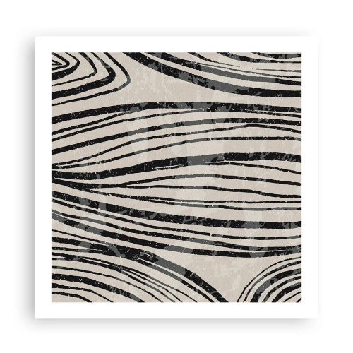 Plakat - Et spild af linjer - 60x60 cm