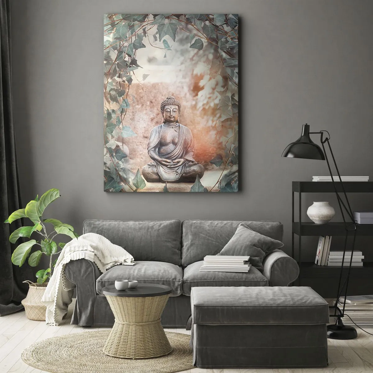 Lærredstryk - Billede på lærred - Glædelig harmoni - 50x70 cm