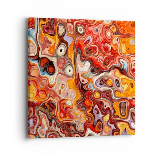 Lærredstryk - Billede på lærred - Hvis nødderne var smeltet i honningen - 40x40 cm