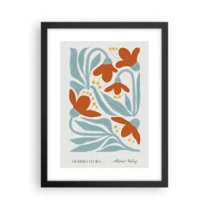 Plakat i sort ramme - Mod jorden, mod solen - 30x40 cm