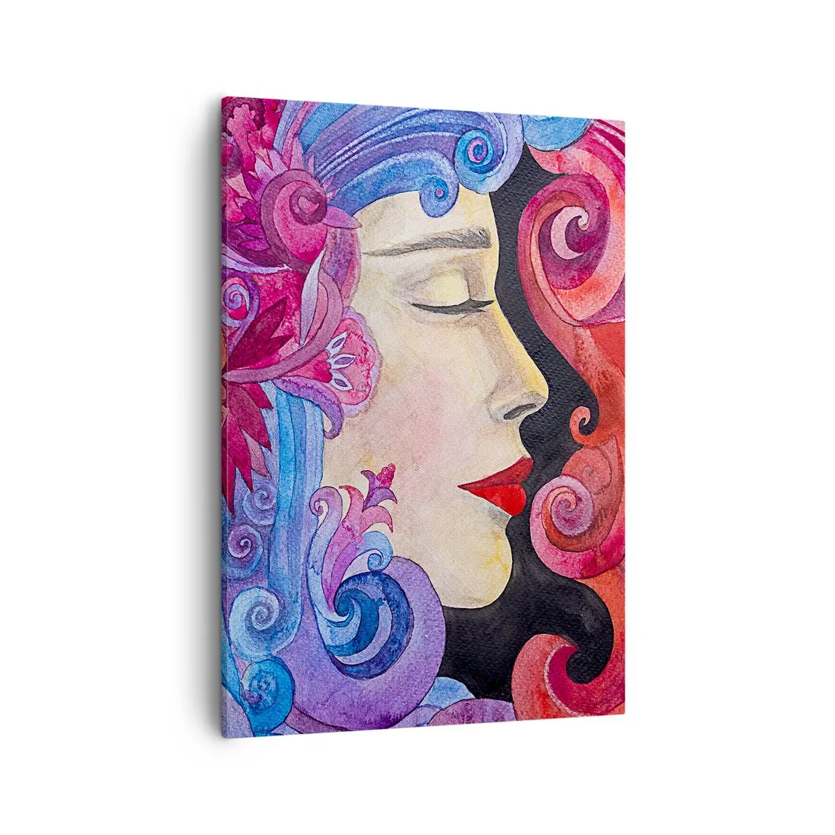 Lærredstryk - Billede på lærred - Art Nouveau er stadig i live - 50x70 cm