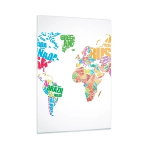 Billede på glas - Jeg ønsker at vide alt - 50x70 cm