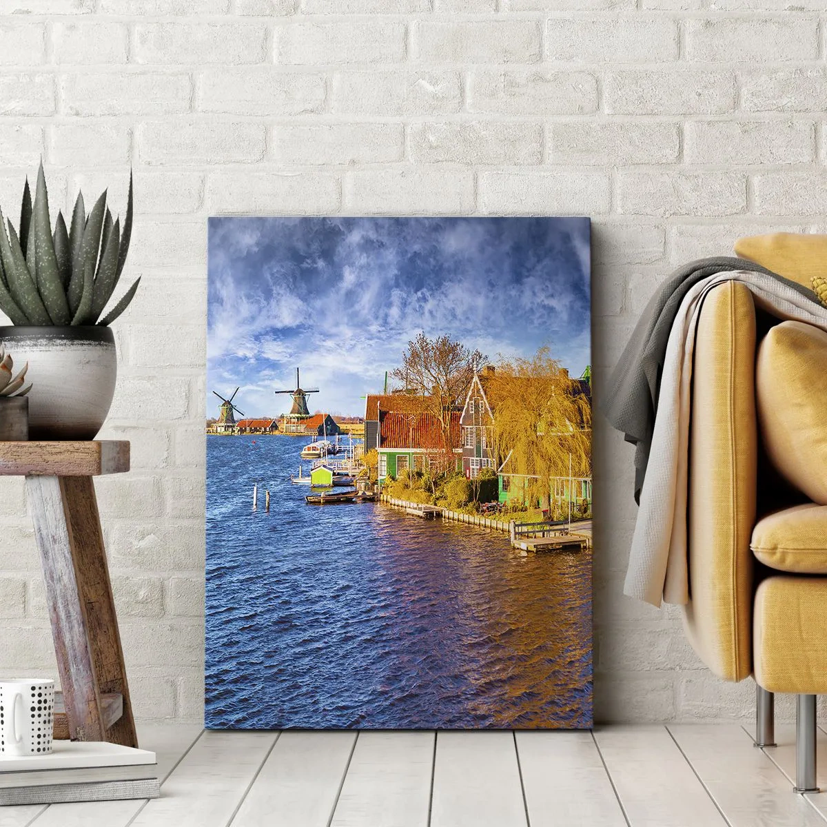 Lærredstryk - Billede på lærred - Uændret i århundreder - 50x70 cm