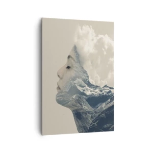 Lærredstryk - Billede på lærred - Skønheden ved elementerne - 70x100 cm