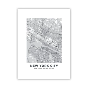 Plakat - Anatomi af en storby - 30x40 cm