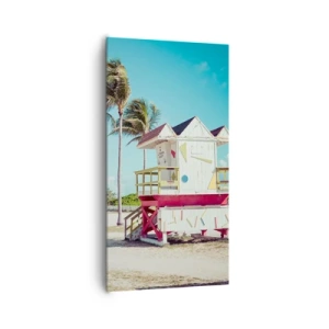 Lærredstryk - Billede på lærred - En smuk dag foran dig - 65x120 cm