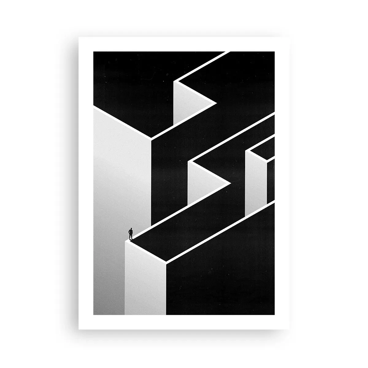 Plakat - Ensomhed på toppen - 50x70 cm