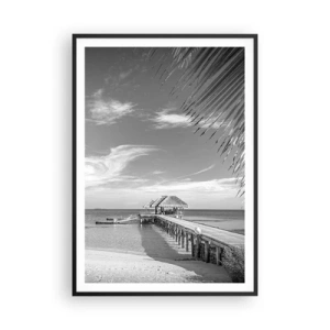 Plakat i sort ramme - Et minde eller en drøm? - 70x100 cm