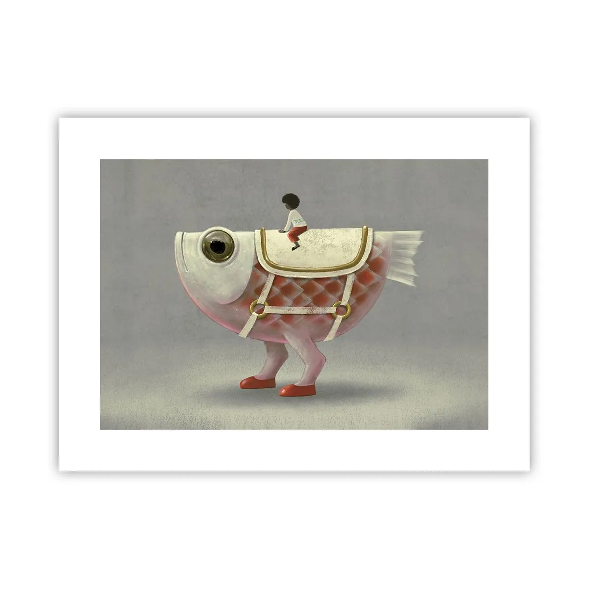 Plakat - Rybonski rytter - 40x30 cm
