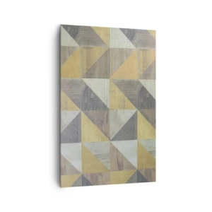 Lærredstryk - Billede på lærred - Ved trekantens vinkel - 80x120 cm