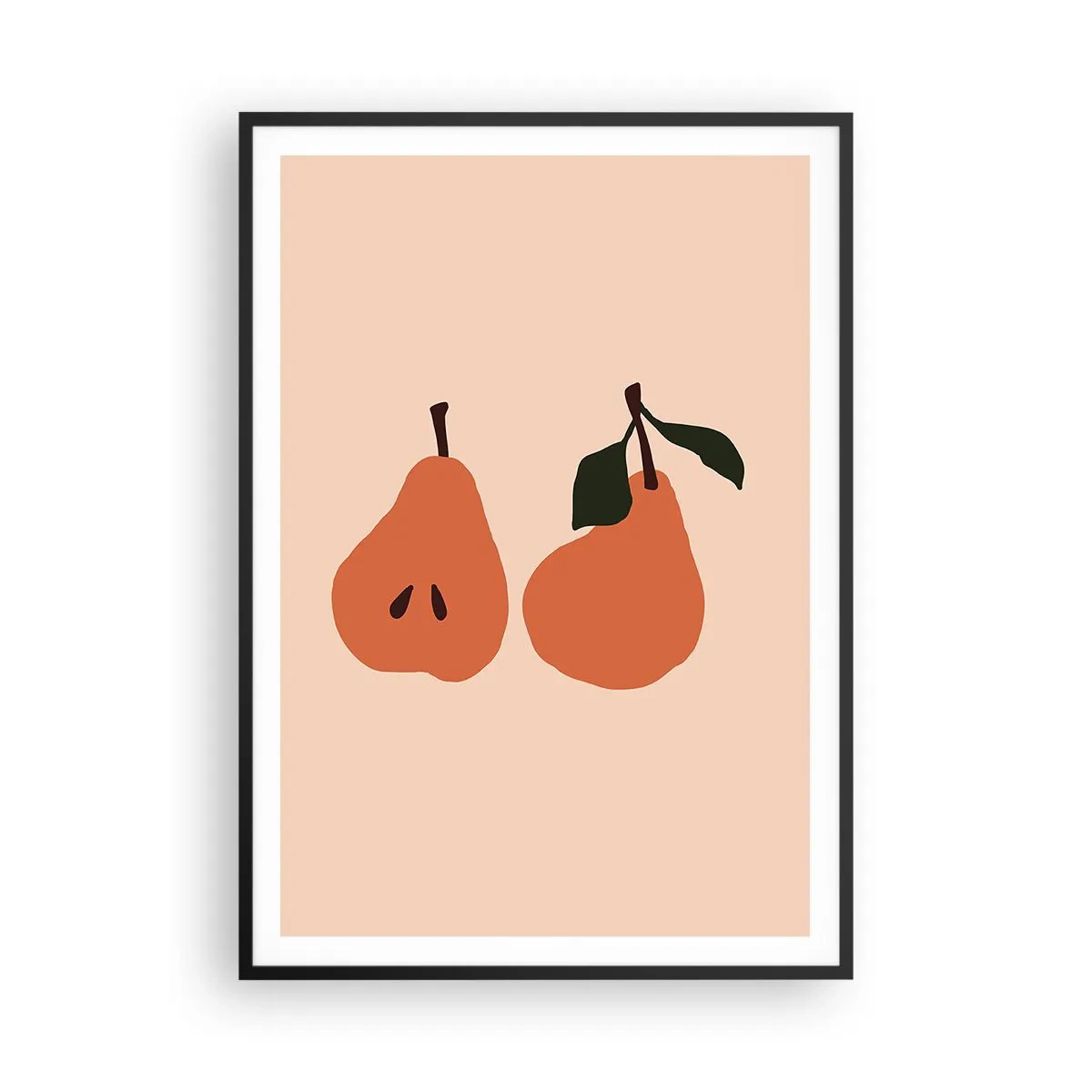 Plakat i sort ramme - Sødmen selv - 70x100 cm