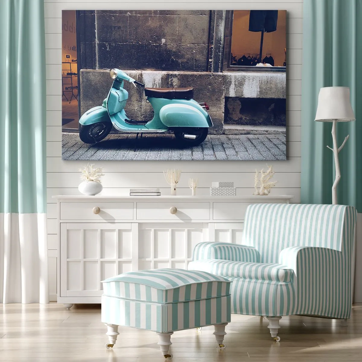 Lærredstryk - Billede på lærred - Uforglemmelige klimaer - 120x80 cm