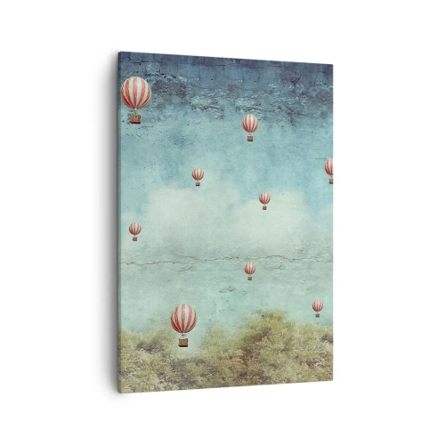 Lærredstryk - Billede på lærred - Fri fra livets travlhed og travlhed - 50x70 cm