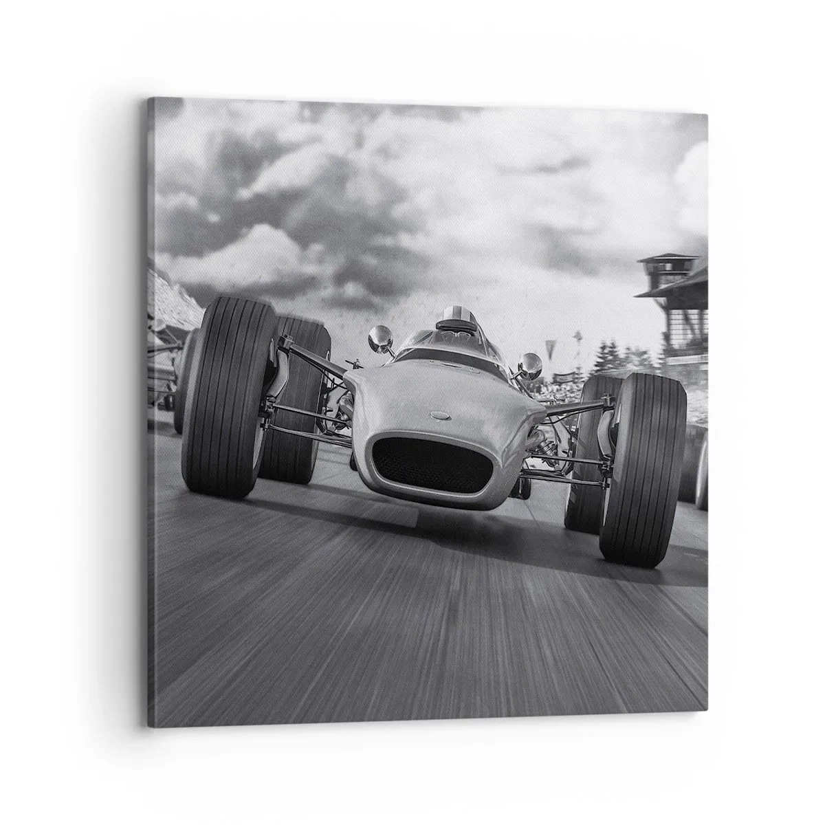 Lærredstryk - Billede på lærred - Der er kraft! - 70x70 cm