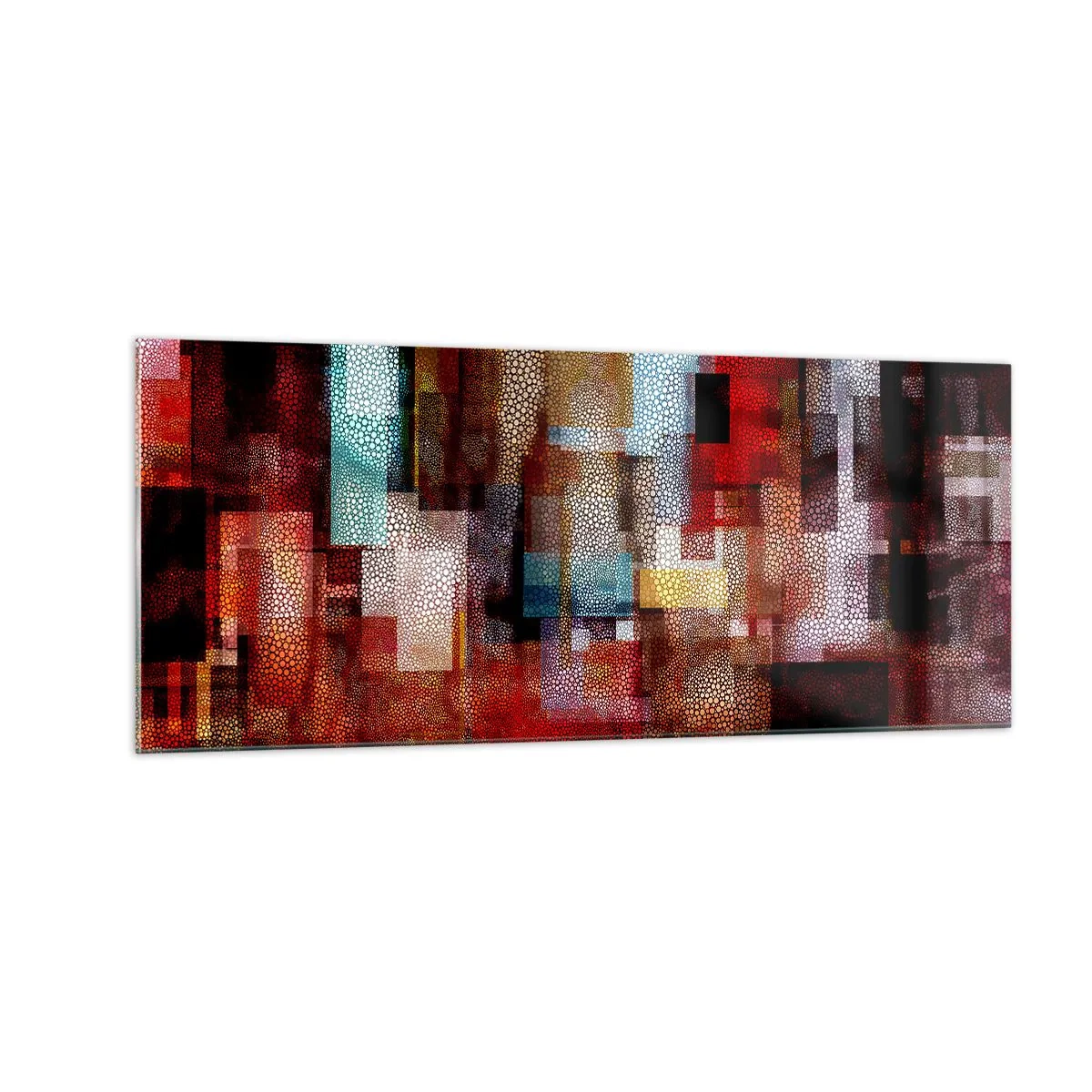Billede på glas - Forvirring med forvirring - 100x40 cm