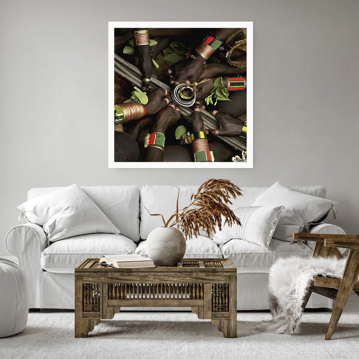 Plakat - Vi er sammen - 60x60 cm