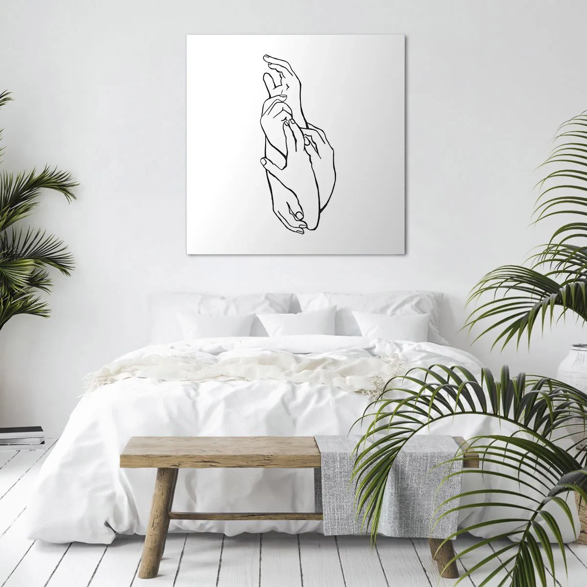 Lærredstryk - Billede på lærred - God berøring - 50x50 cm