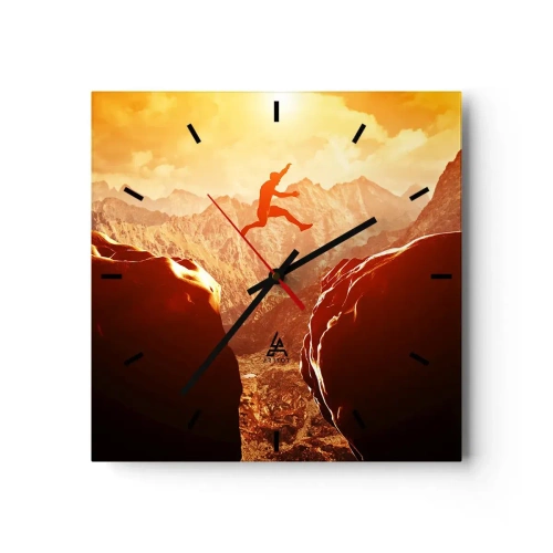 Vægur, Uret - Overskridelse af grænser - 30x30 cm