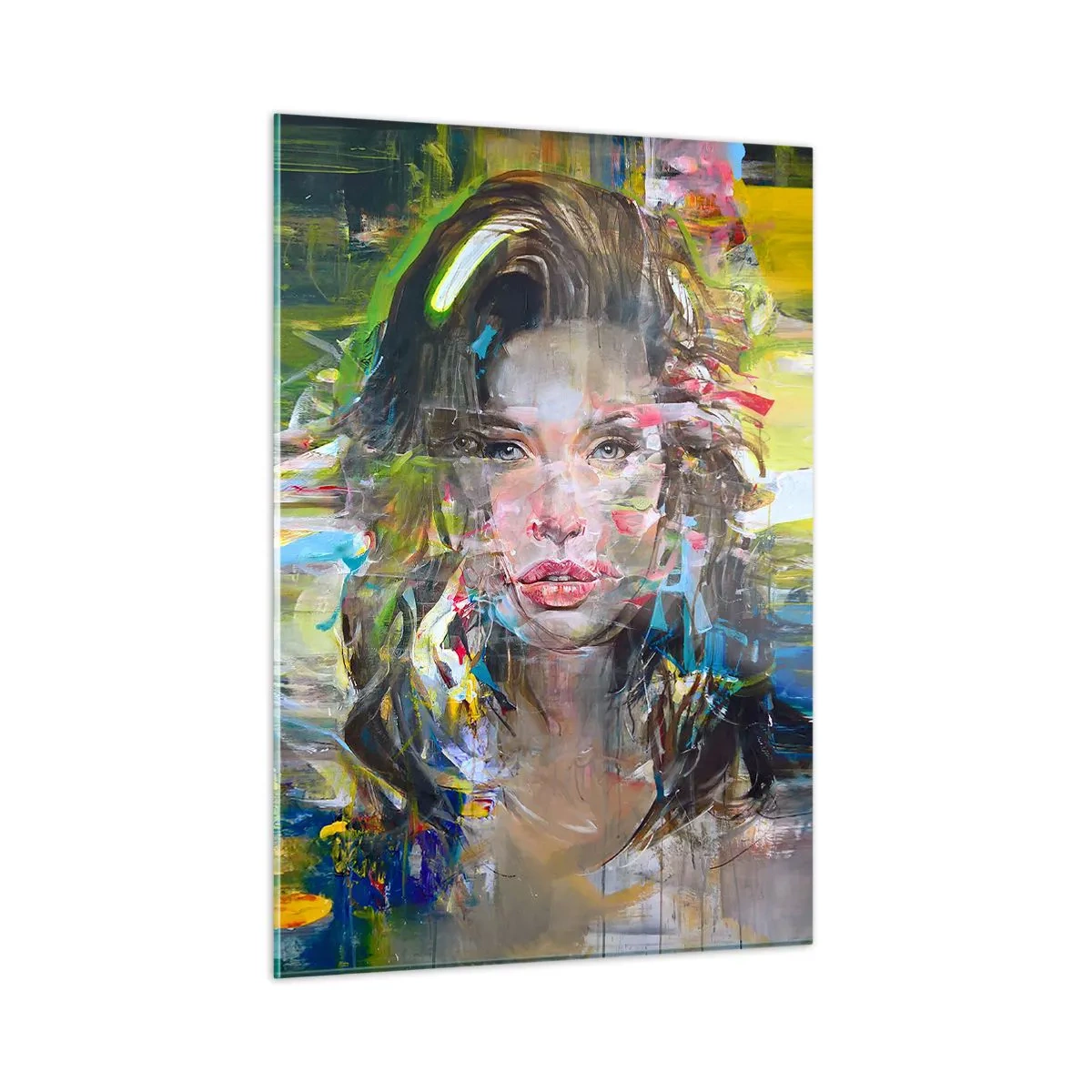 Billede på glas - Bag lufttæppet - 50x70 cm