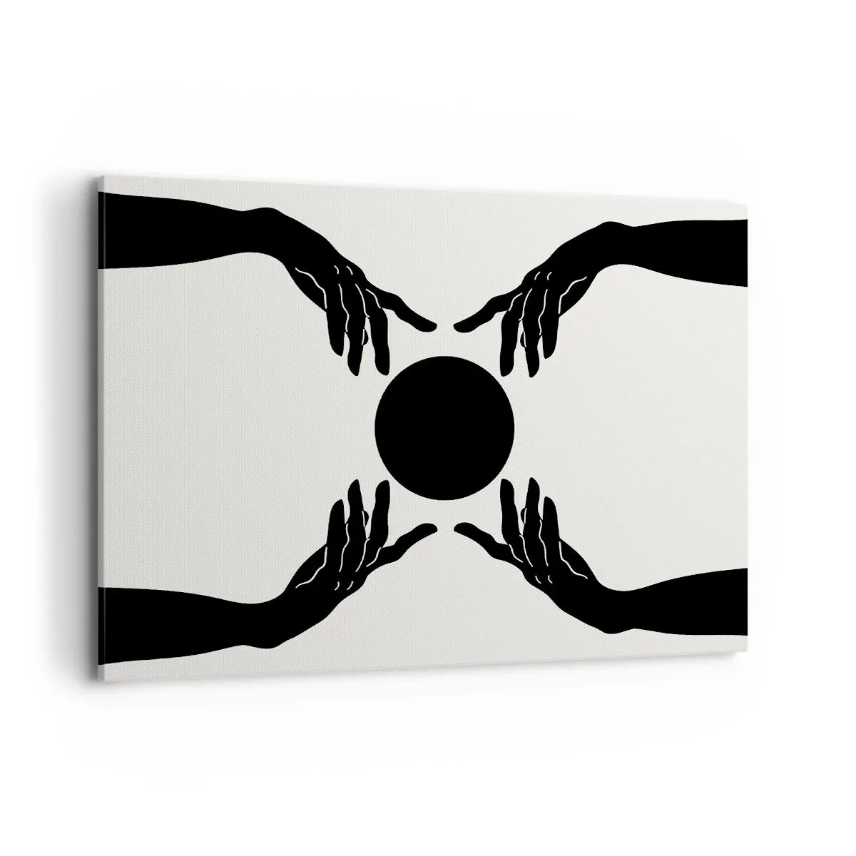 Lærredstryk - Billede på lærred - Et hemmeligt tegn - 100x70 cm