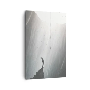 Lærredstryk - Billede på lærred - Der er altid en vej ud - 80x120 cm