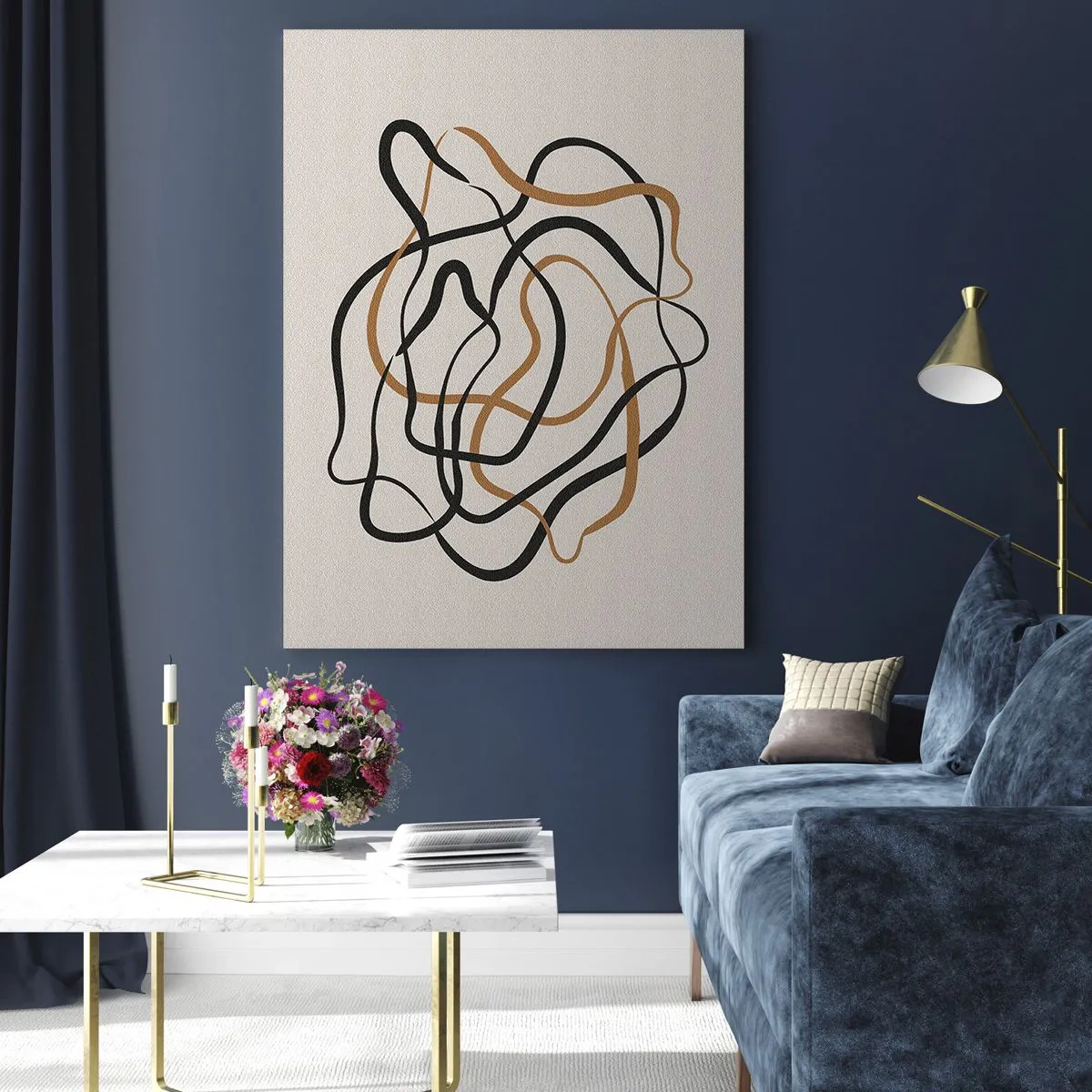 Billede på glas - Alt er gået galt - 50x70 cm
