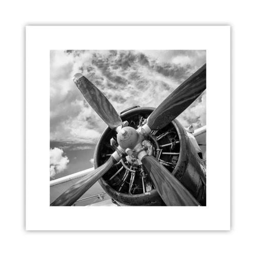 Plakat - Himmelens erobrer - 30x30 cm