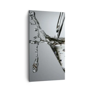 Lærredstryk - Billede på lærred - Over kanten af koppen - 45x80 cm