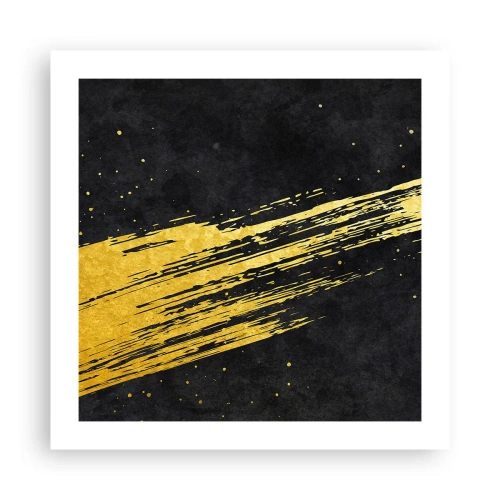 Plakat - Hop ind i hyperrummet - 50x50 cm