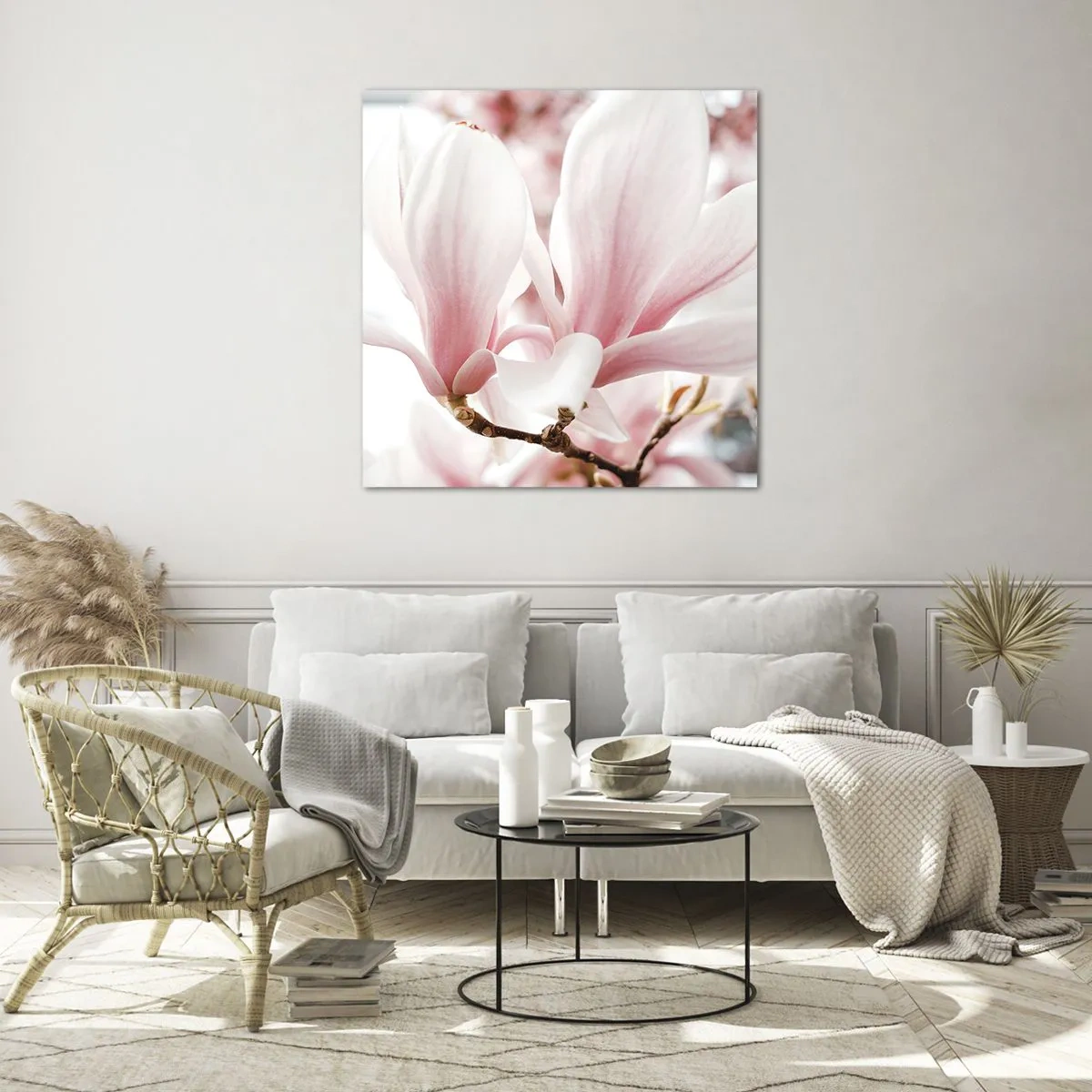 Billede på glas - Ømhedens umådelighed - 70x70 cm