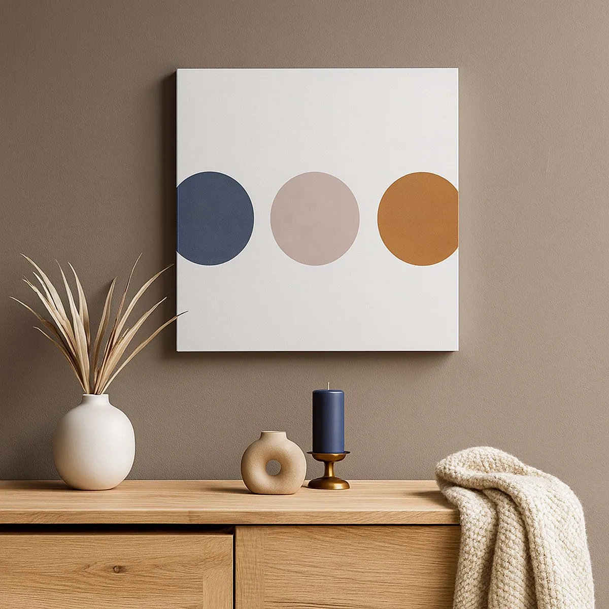 Lærredstryk - Billede på lærred - Et symbol på perfektion - 30x30 cm