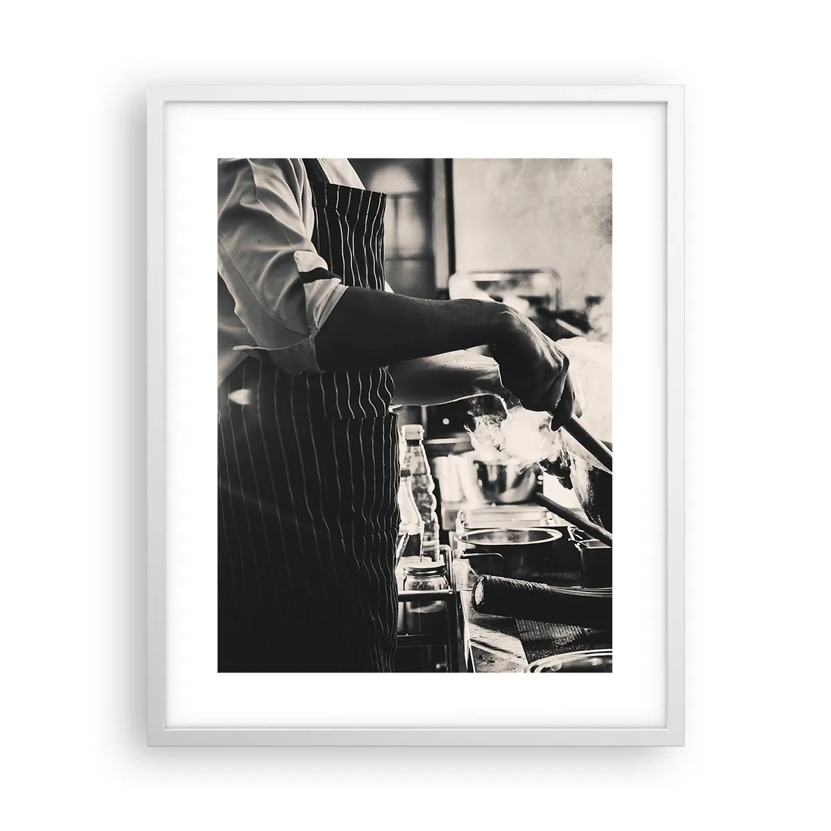 Plakat i hvid ramme - Smagernes alkymi - 40x50 cm